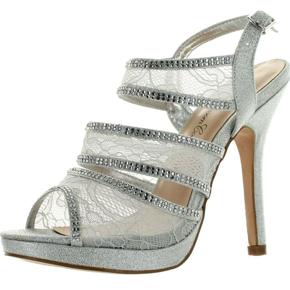 De Blossom Yael-88 Silver Womens sandals 6.5 NEW